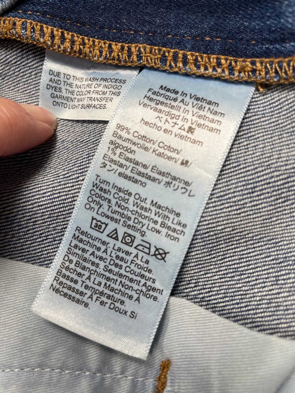J. crew blue denim skirt size 12 - Picture 6 of 6